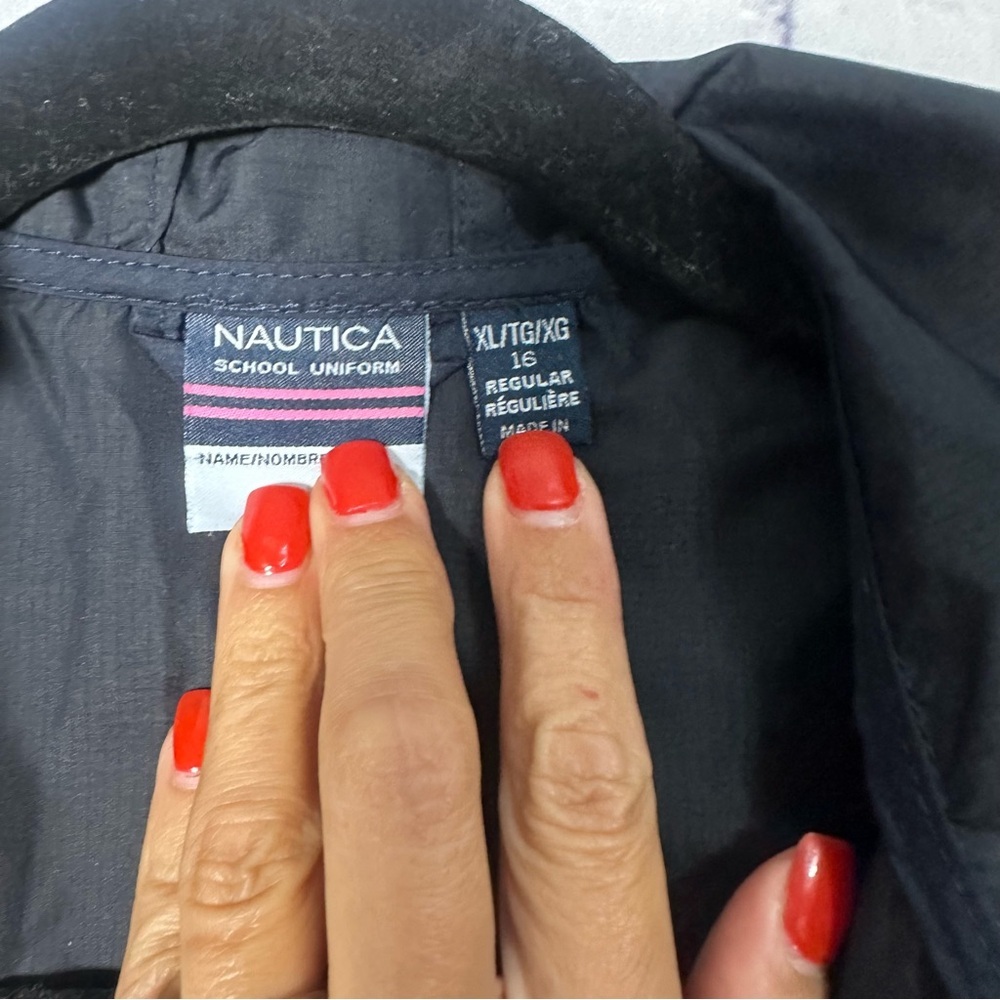 Nautica Kid’s Dark Blue Windbreaker/Rain Jacket - Picture 4 of 4